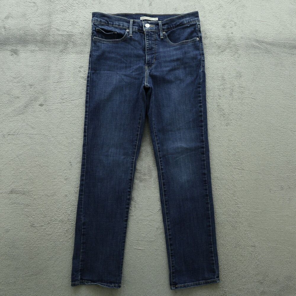 Levi's 314 Jeans Women's Size 30 Mid-Rise Shaping Straight Denim 29.5" Inseam